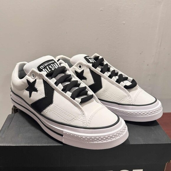 Converse Star Player 76 Puff Casual Shoes Size 8 M/9.5 W (white/black) A14721C - Picture 5 of 7